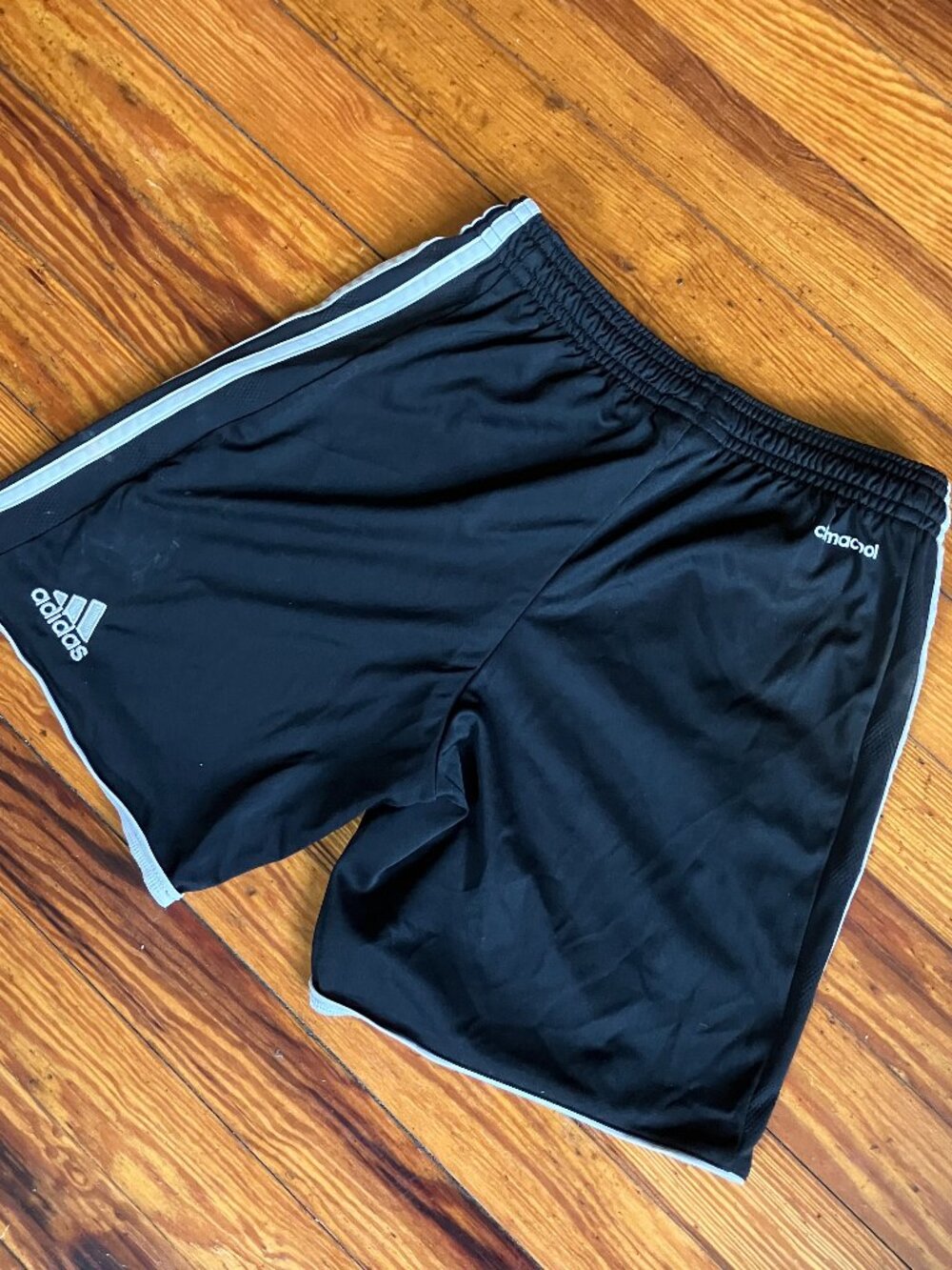 Adidas Climacool Youth Shorts - Classic Black & White - Size Small (8)